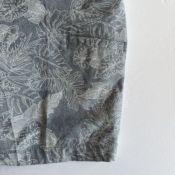 7 Diamonds Mens Size 38 X 22 Performance Shorts Tropical Flat Front Hidden Fly - Picture 10 of 16